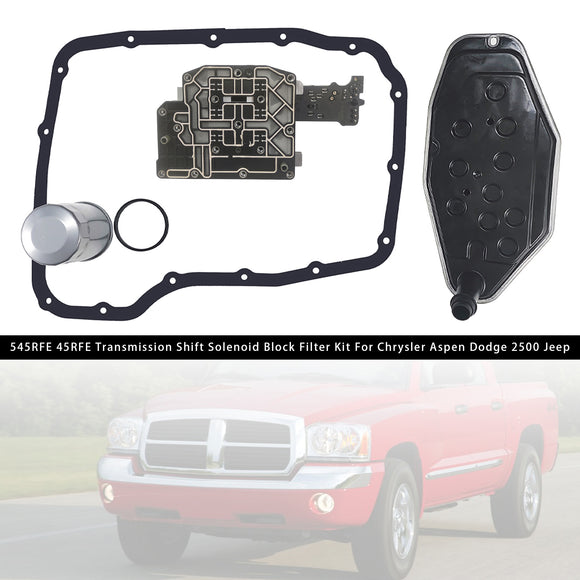 Chrysler Aspen Dodge 2500 Jeep 545RFE 45RFE Transmission Shift Solenoid Block Filter Kit Generic