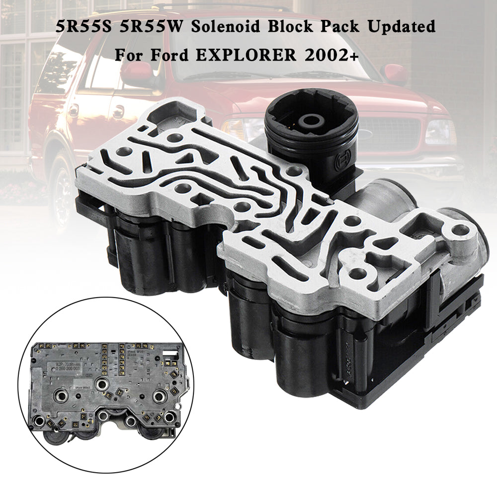 2003-2006 Aviator 4.6L 5R55S 5R55W Solenoid Block Pack Updated 9L2Z-7G234-AA Generic