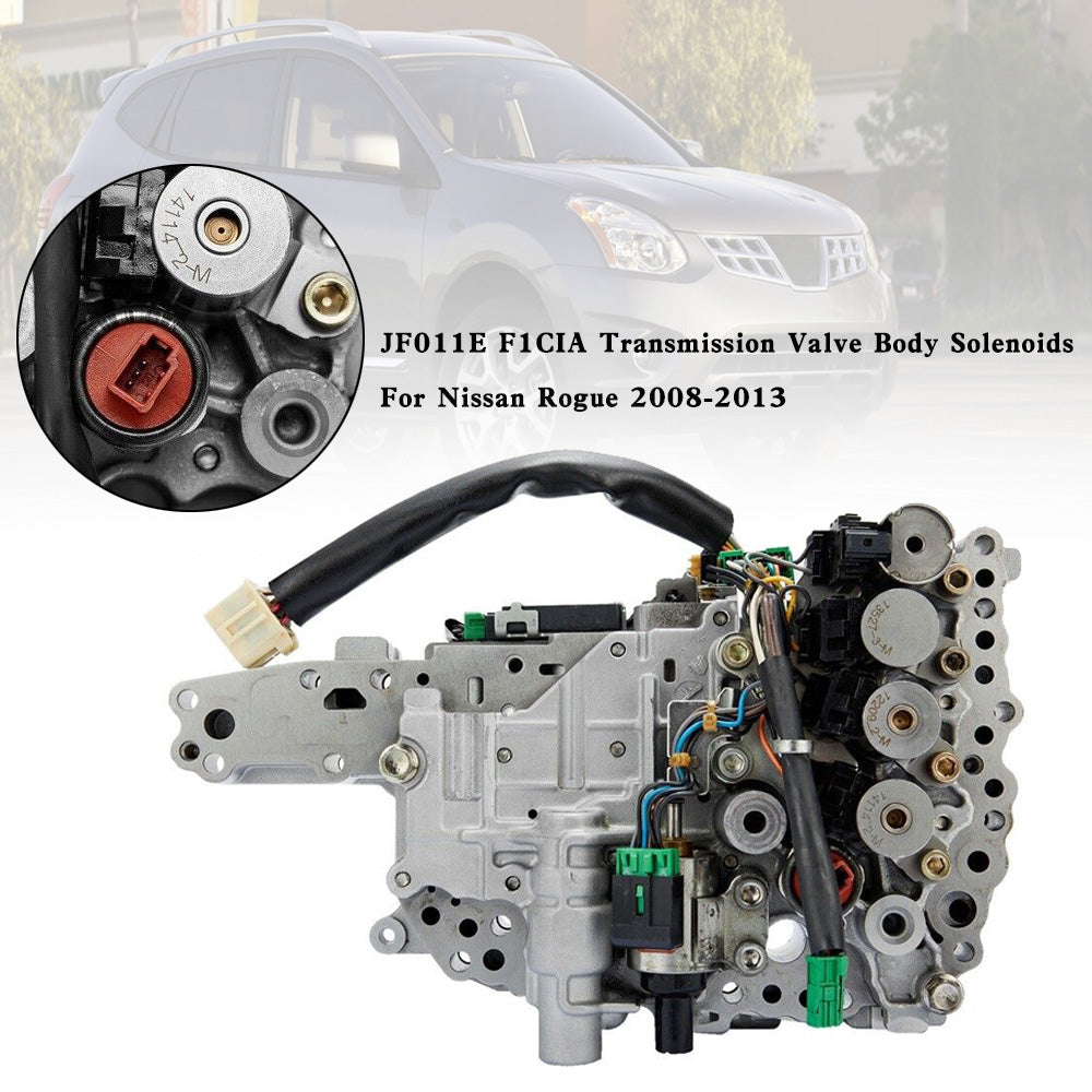 2008-2011 X-TRAIL L4 2.0L 2.5L JF011E F1CIA Transmission Valve Body Solenoids 31705-1XF1A 31705-1XF0D Generic
