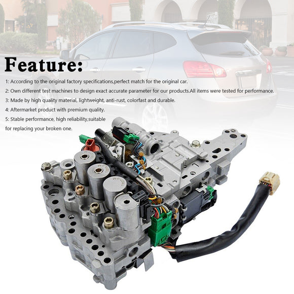 2008-2013 Rogue L4 2.5L CVT FWD/AWD RE0F10A Transmission Valve Body Solenoids 31705-1XF1A 31705-1XF0D Generic
