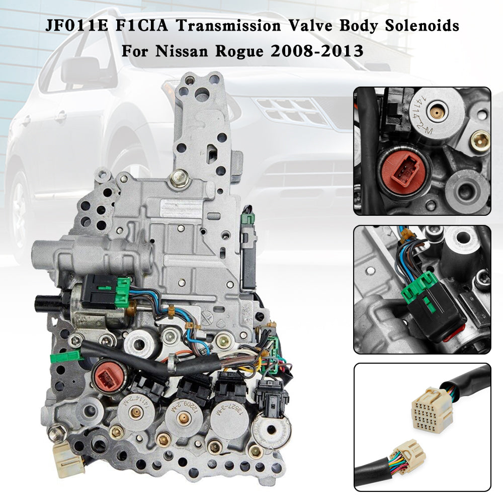 2008-2011 X-TRAIL L4 2.0L 2.5L JF011E F1CIA Transmission Valve Body Solenoids 31705-1XF1A 31705-1XF0D Generic