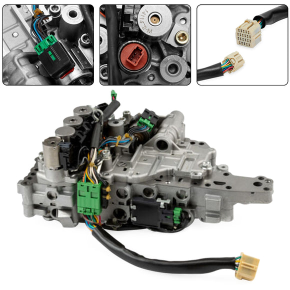 2008-2013 Rogue L4 2.5L CVT FWD/AWD RE0F10A Transmission Valve Body Solenoids 31705-1XF1A 31705-1XF0D Generic