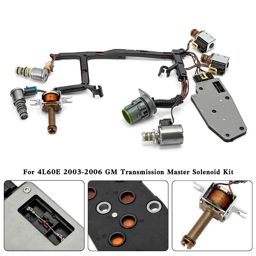 2003-2006 GM EPC Shift TCC 3-2 PWM 4L60E Transmission Master Solenoid Kit Generic