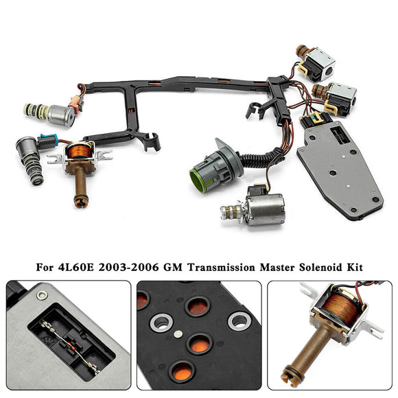 2003-2006 GM EPC Shift TCC 3-2 PWM 4L60E Transmission Master Solenoid Kit Generic