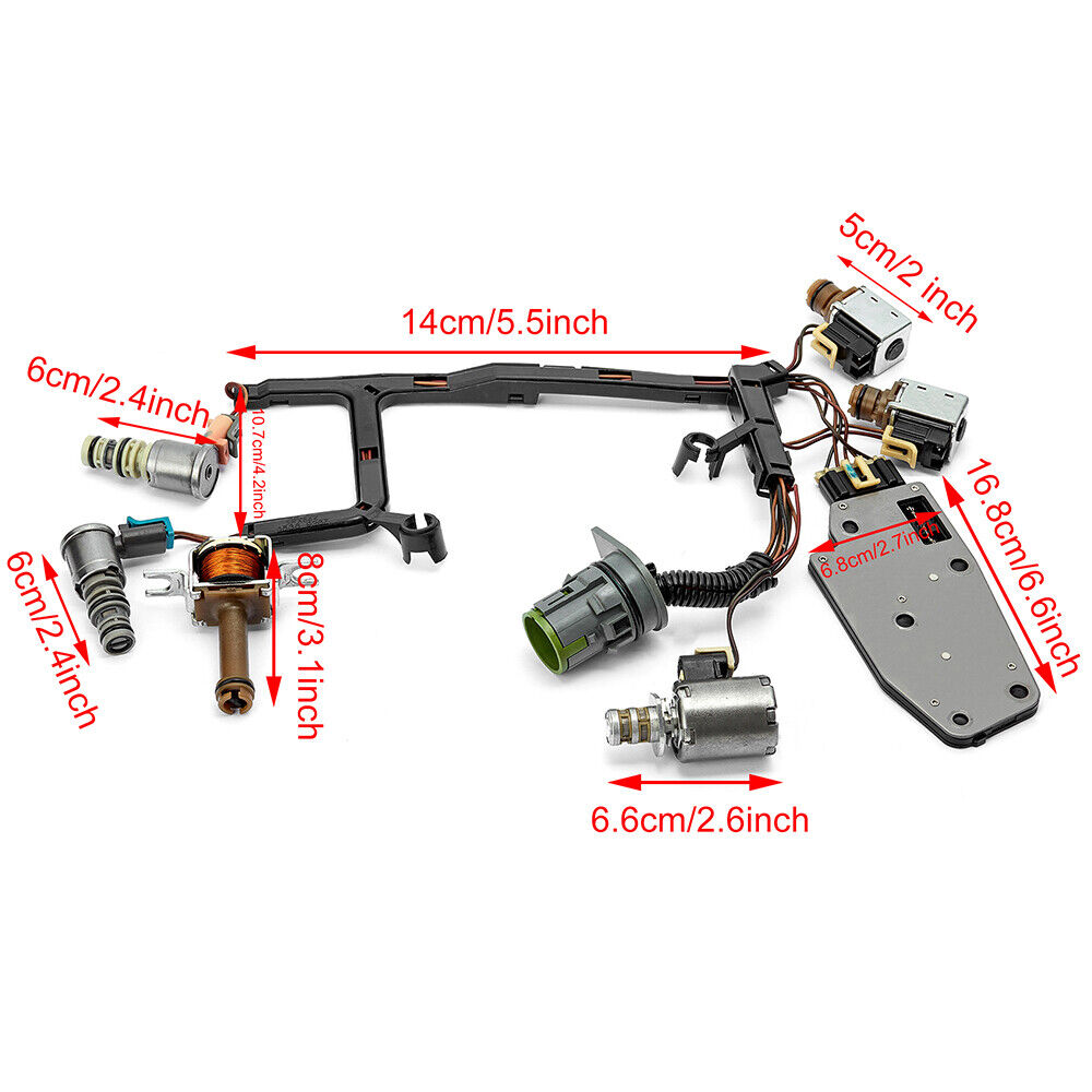 2003-2006 GM EPC Shift TCC 3-2 PWM 4L60E Transmission Master Solenoid Kit Generic