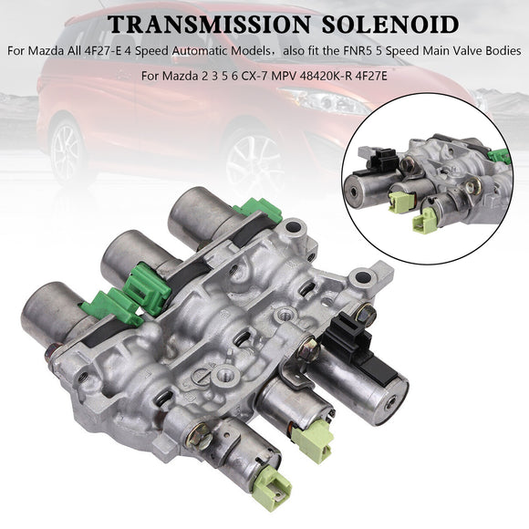 Mazda 2 3 5 6 CX-7 MPV 48420K-R 4F27E Transmission Solenoid Block Pack Generic