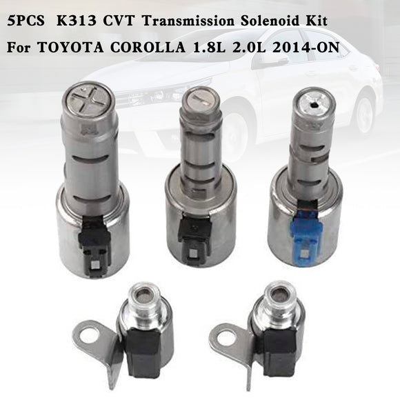 2014+ TOYOTA COROLLA 1.8L 2.0L 5PCS K313 CVT Transmission Solenoid Kit Generic