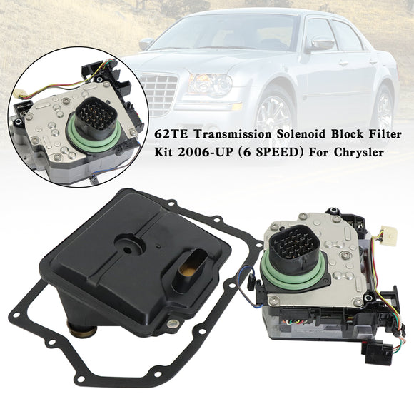 2007-2008 CHRYSLER PACIFICA 6 SP F/AWD V6 4.0L 62TE A604-X Transmission Solenoid Block Filter Kit 68376696AA