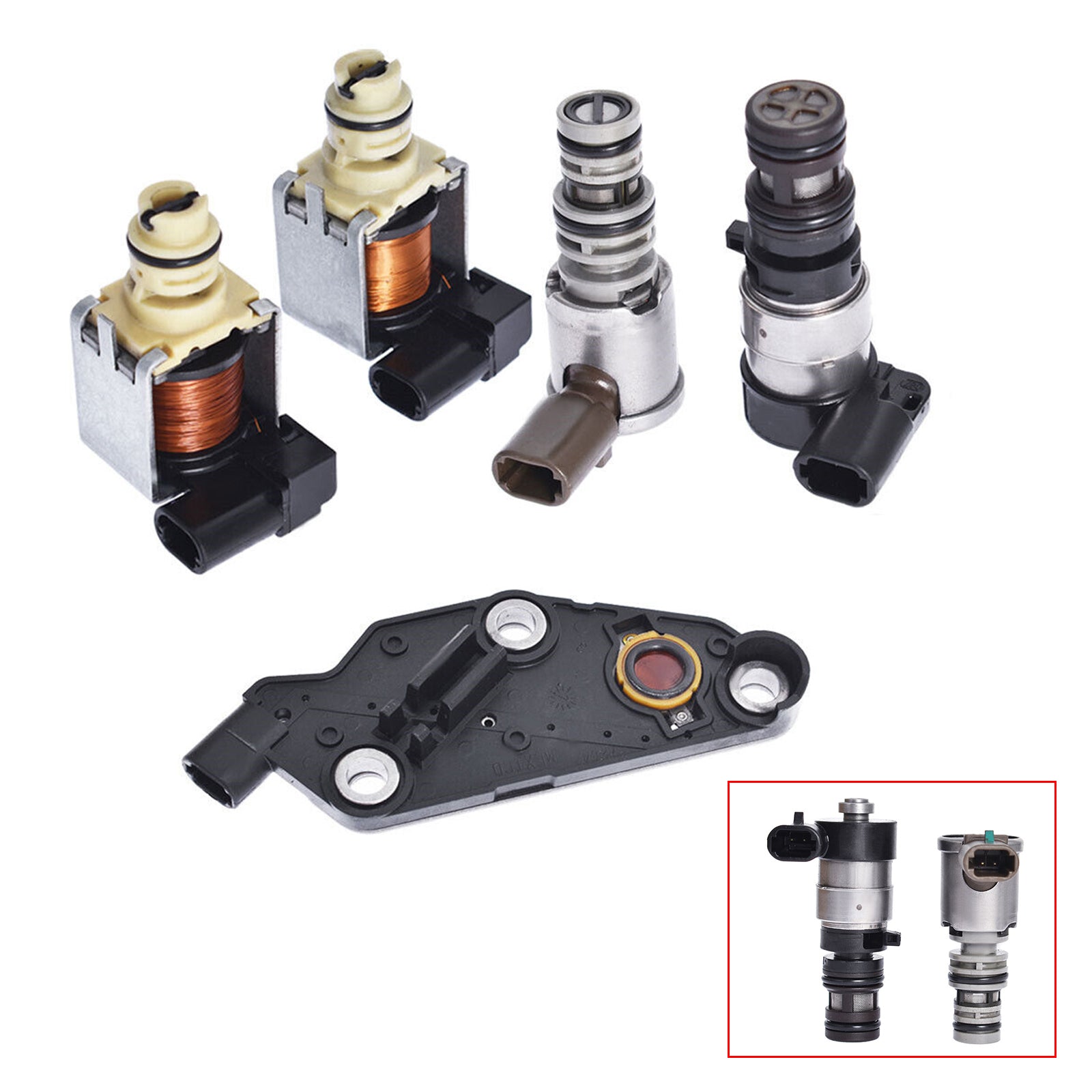2003-2005 Venture Van/APV V6 3.4L 4 Spd FWD AWD 4T65E Transmission Solenoid Kit TCC 2 Shift EPC Switch Generic