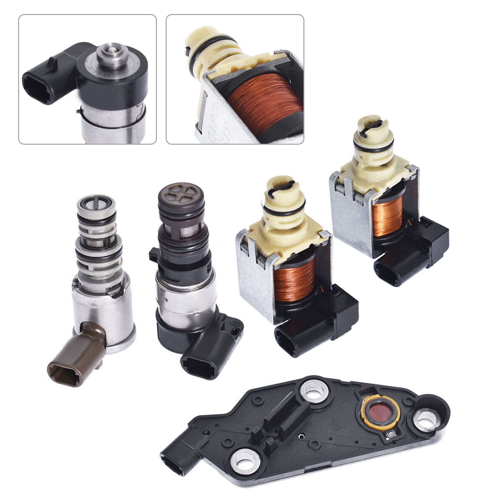 2003-2006 Impala V6 3.4L 3.8L 4 Spd FWD 4T65E Transmission Solenoid Kit TCC 2 Shift EPC Switch Generic