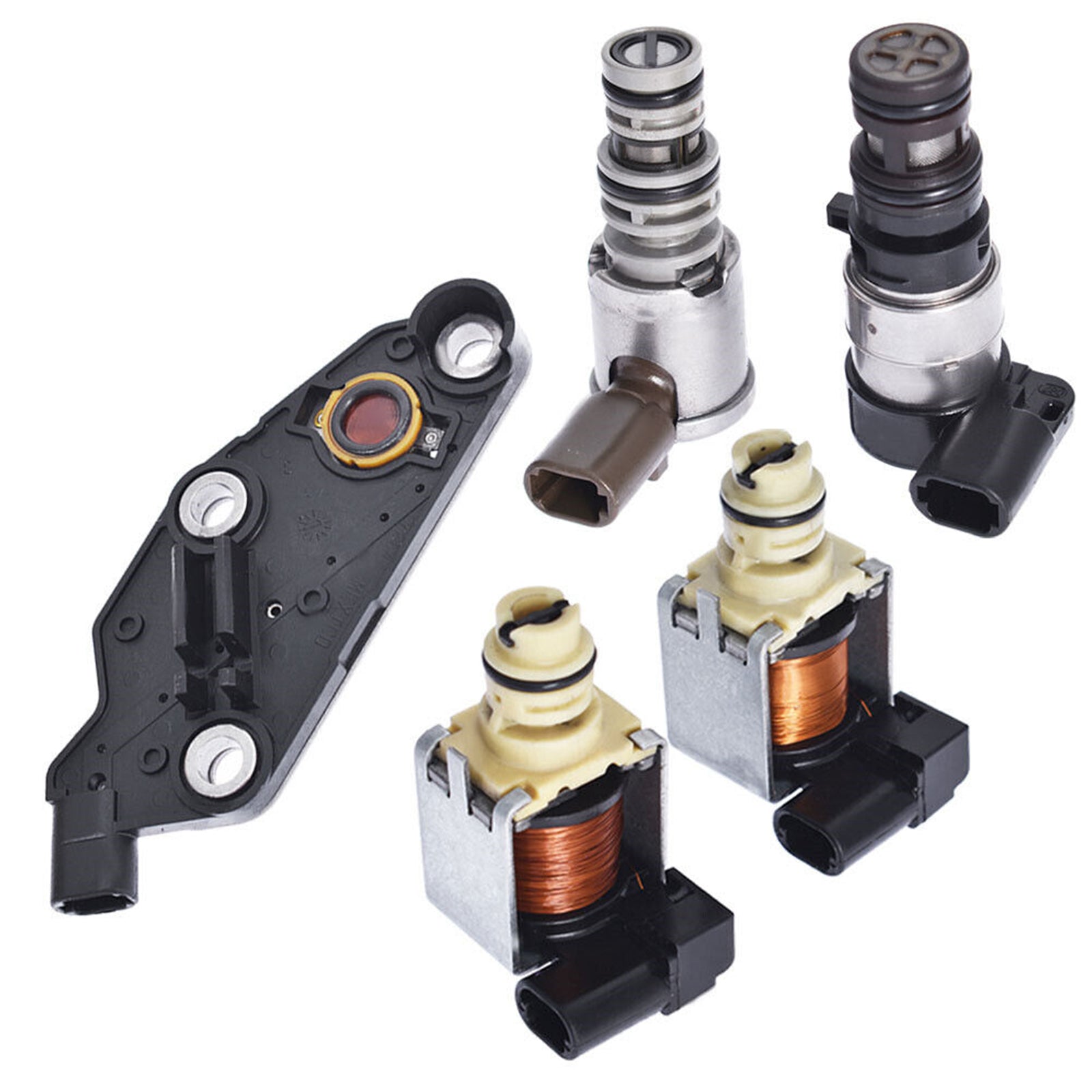 2003-2006 Impala V6 3.4L 3.8L 4 Spd FWD 4T65E Transmission Solenoid Kit TCC 2 Shift EPC Switch Generic