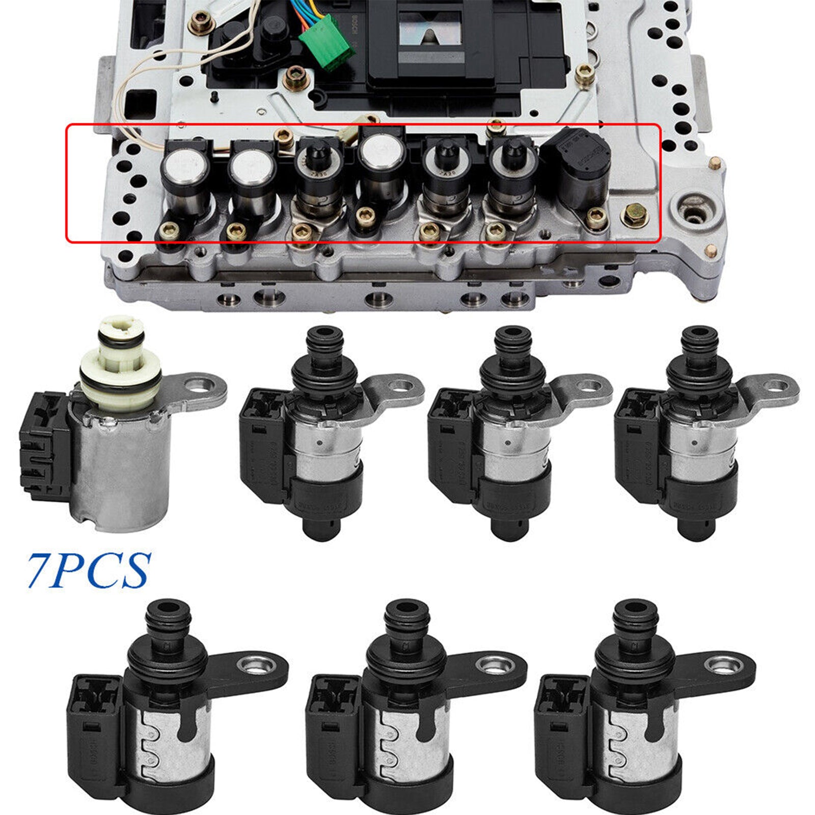 2003-2011 INFINITI G35 RE5R05A Transmission Solenoid 7pcs Generic