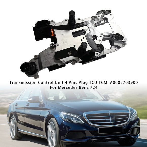 Mercedes Benz 724 Transmission Control Unit 4 Pins Plug TCU TCM A0002703900 Generic