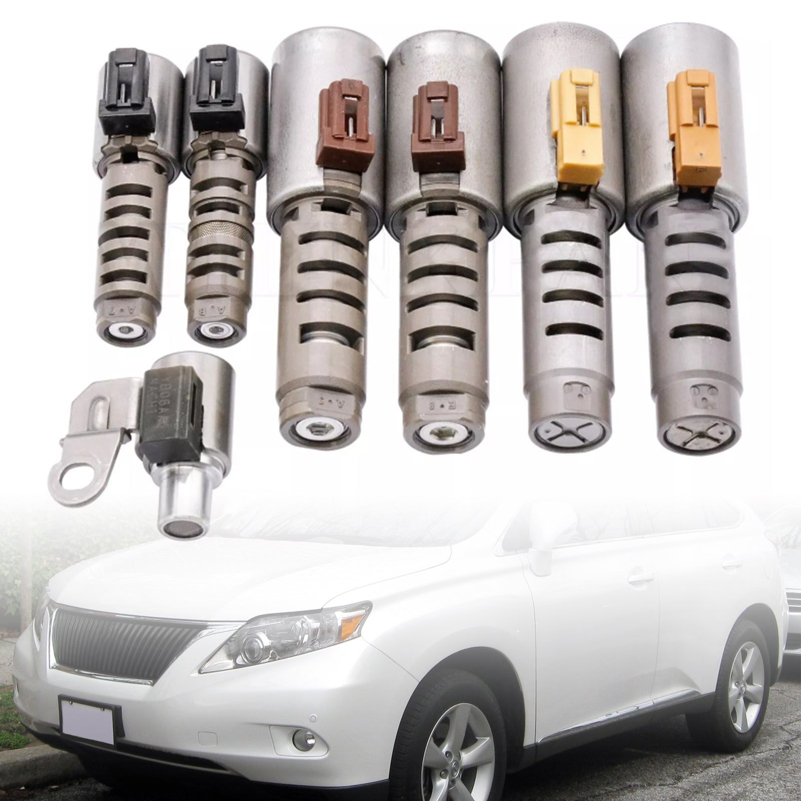 2011-2013 LEXUS RX370 6 SP F/AWD 2.7L U760E U760 Solenoid Kit 7PCS Generic
