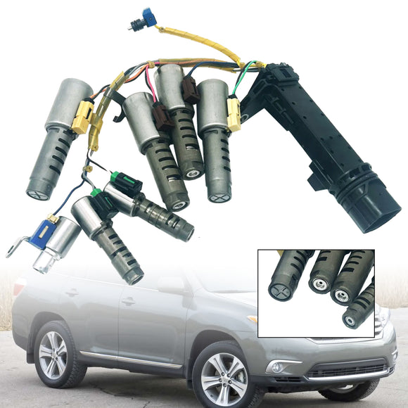 2011-2013 LEXUS RX370 6 SP F/AWD 2.7L U760E U760 Transmission Solenoid w/Harness 7PCS Generic