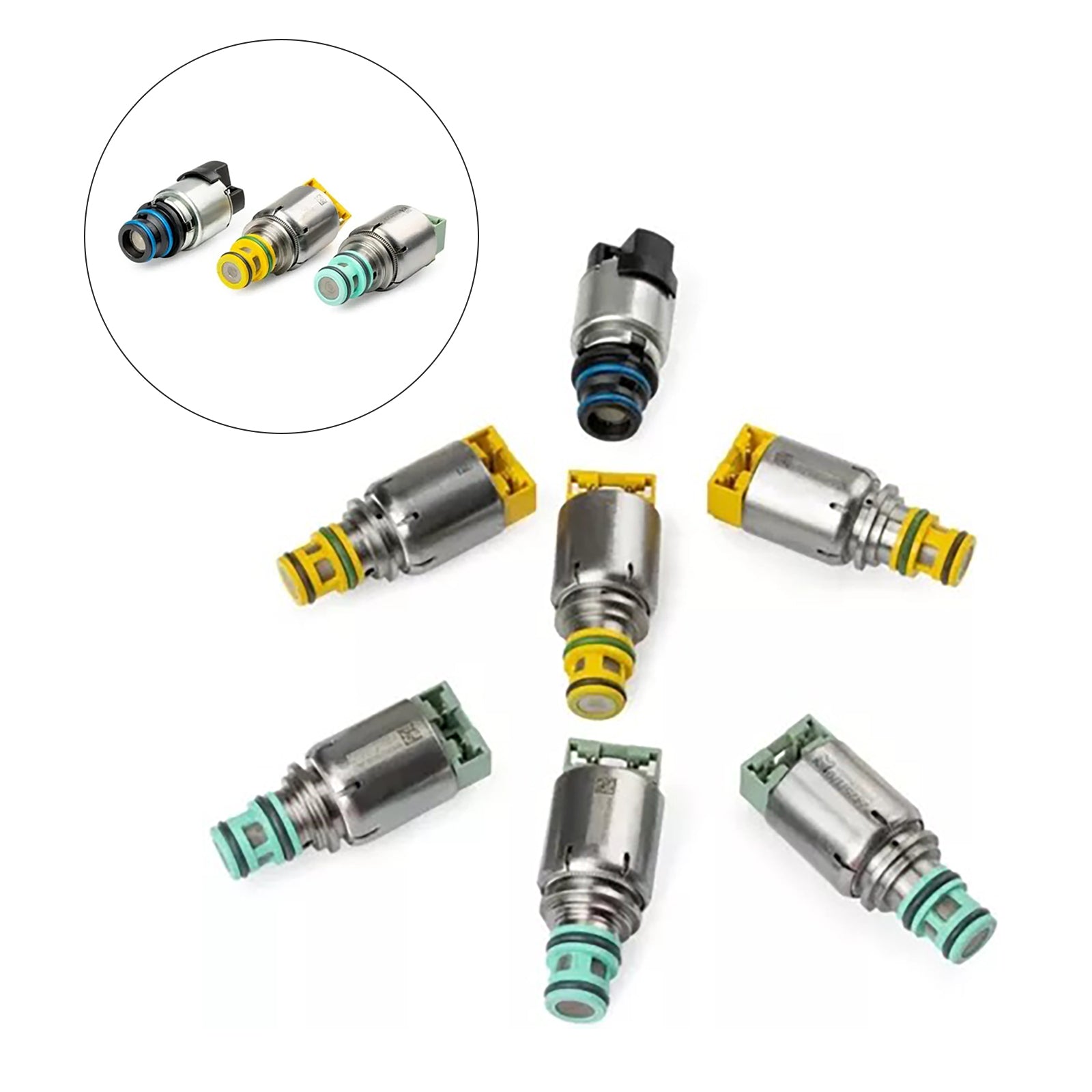 2009-2014 CHEVROLET/GMC CRUZE 1.4L 1.6L 1.8L 2.0L 2.5L Transmission Solenoid Kit 6T40E 6T45E 6T30E 7PCS Generic