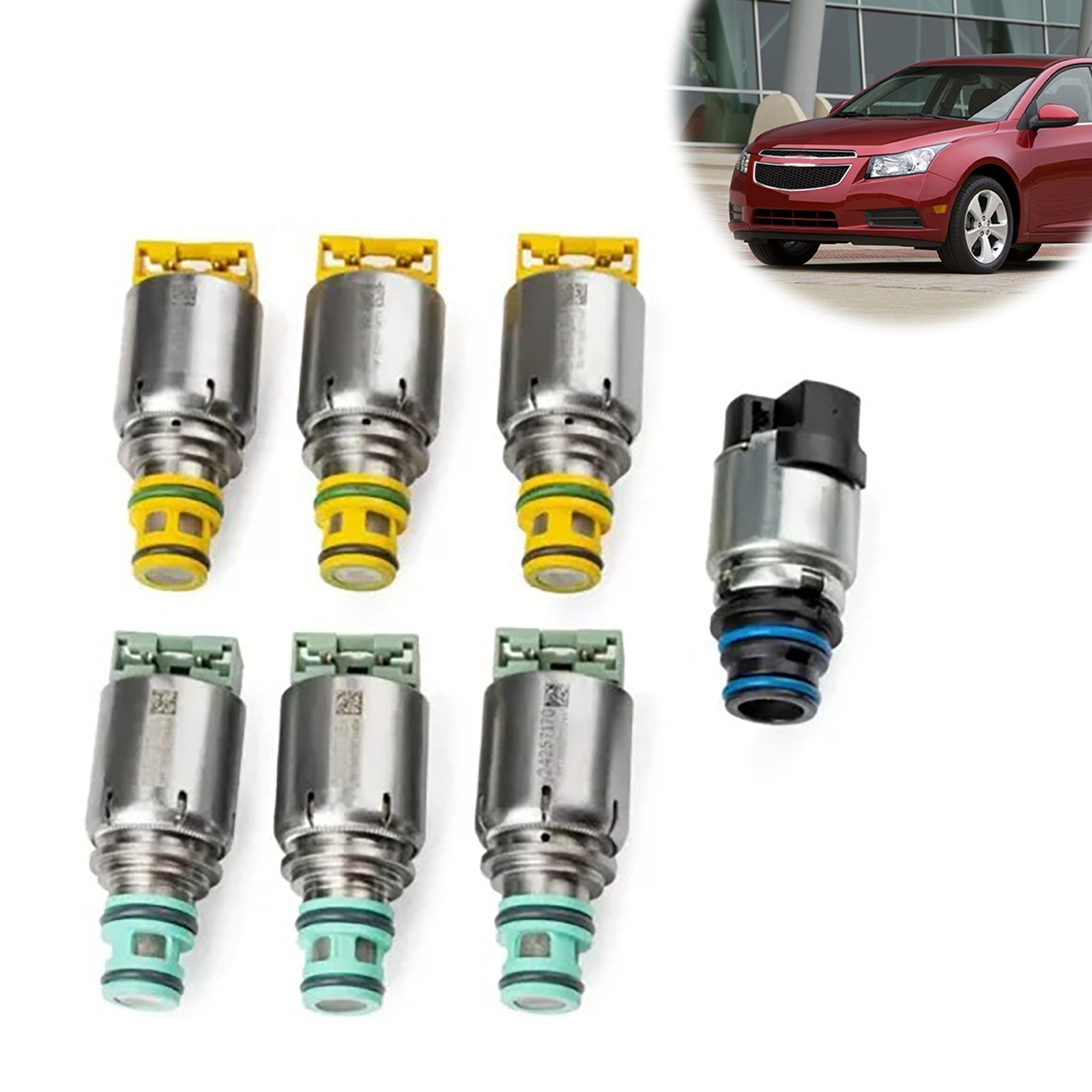 2011 DAEWOO WINSTORM 2.0L 2.4L Transmission Solenoid Kit 6T40E 6T45E 6T30E 7PCS Generic