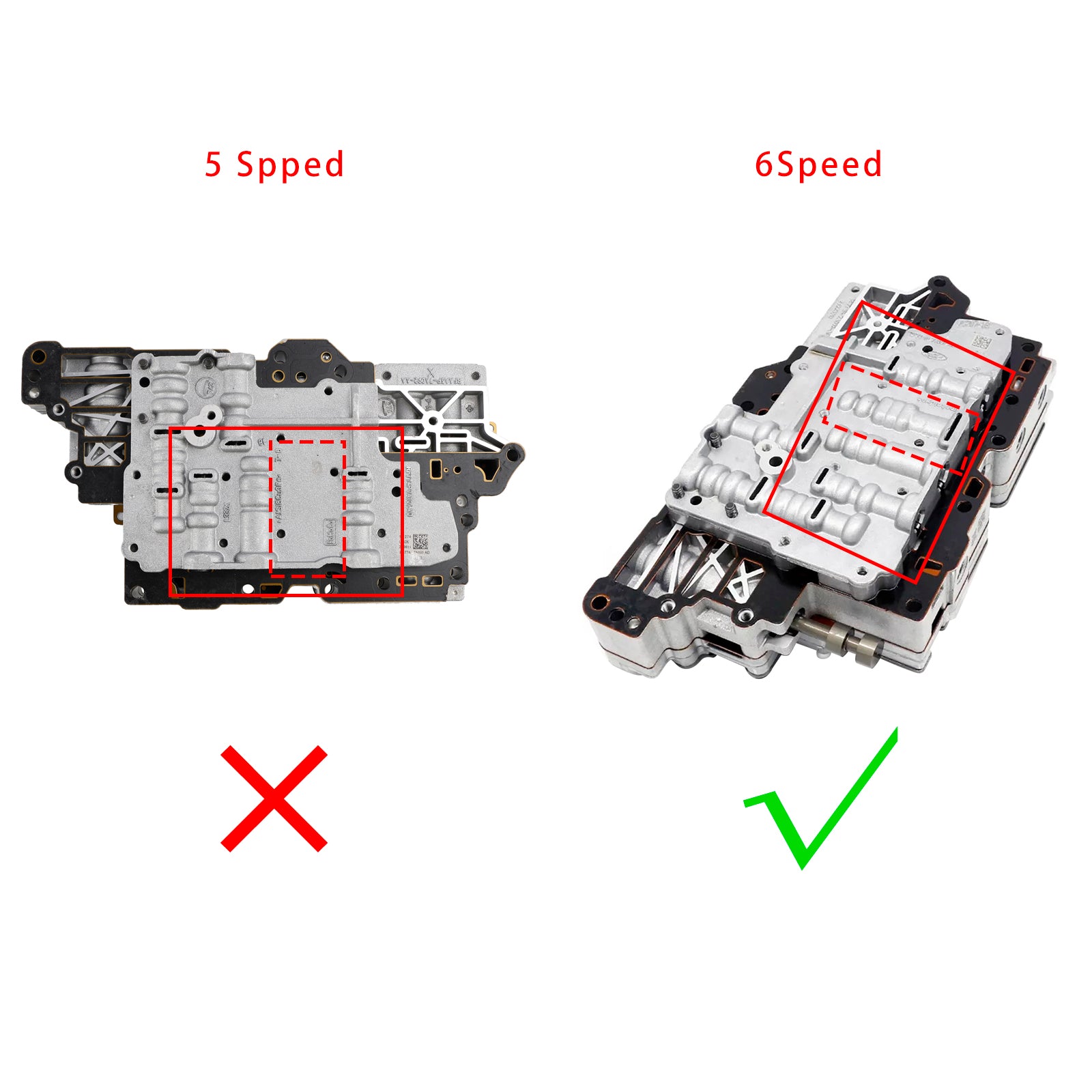 2007-2011 EDGE CAN 6 SP F/AWD L4 2.0L V6 3.5L 6F50 Auto Transmission Valve Body Generic - 0