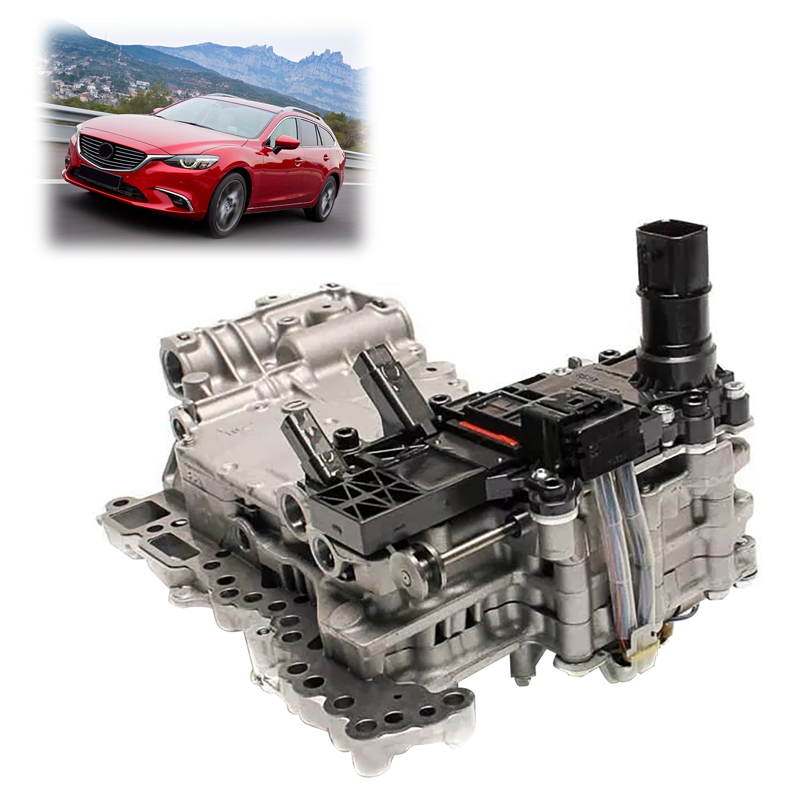 2014-2017 MAZDA 6 L4 2.5L 238740A FW6A-EL VALVE BODY 6 SOLENOIDS CAST#FZ01 Generic