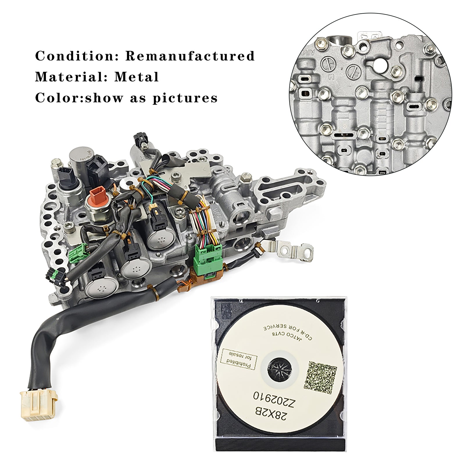 Nissan Sentra Nissan NV 200 Nissan X-Trail JF016E CVT Transmission Valve Body with Solenoids 31705-28X0B Generic