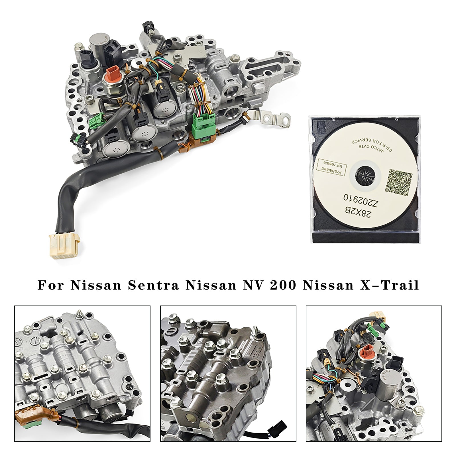 Nissan Sentra Nissan NV 200 Nissan X-Trail JF016E CVT Transmission Valve Body with Solenoids 31705-28X0B Generic