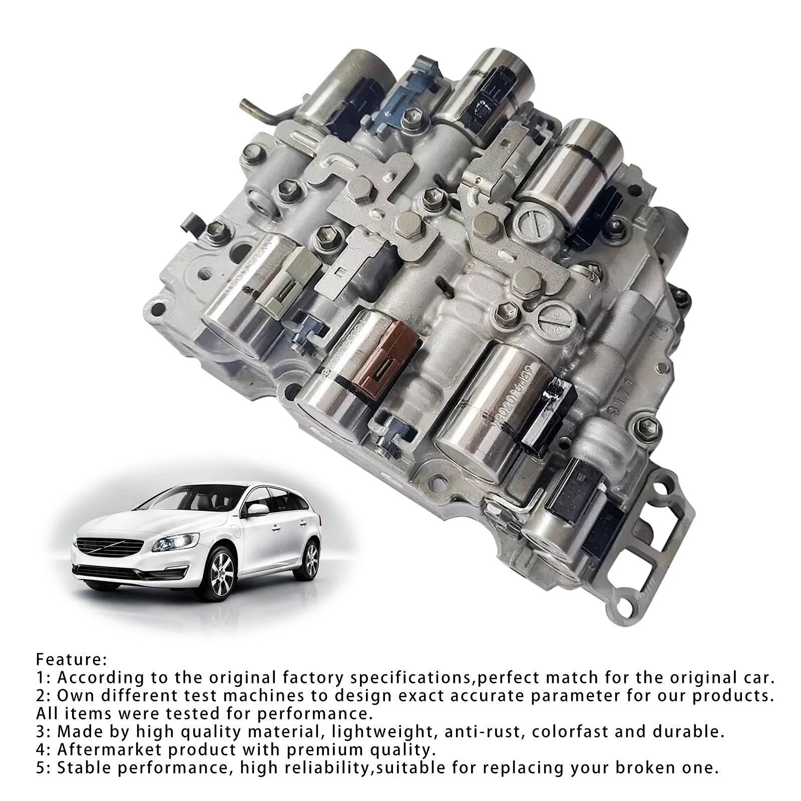 2002-2011 CITROEN C6 2.7L 2.9L 3.0L AF40 TF80SC AWF21 Automatic Transmission Valve Body Generic