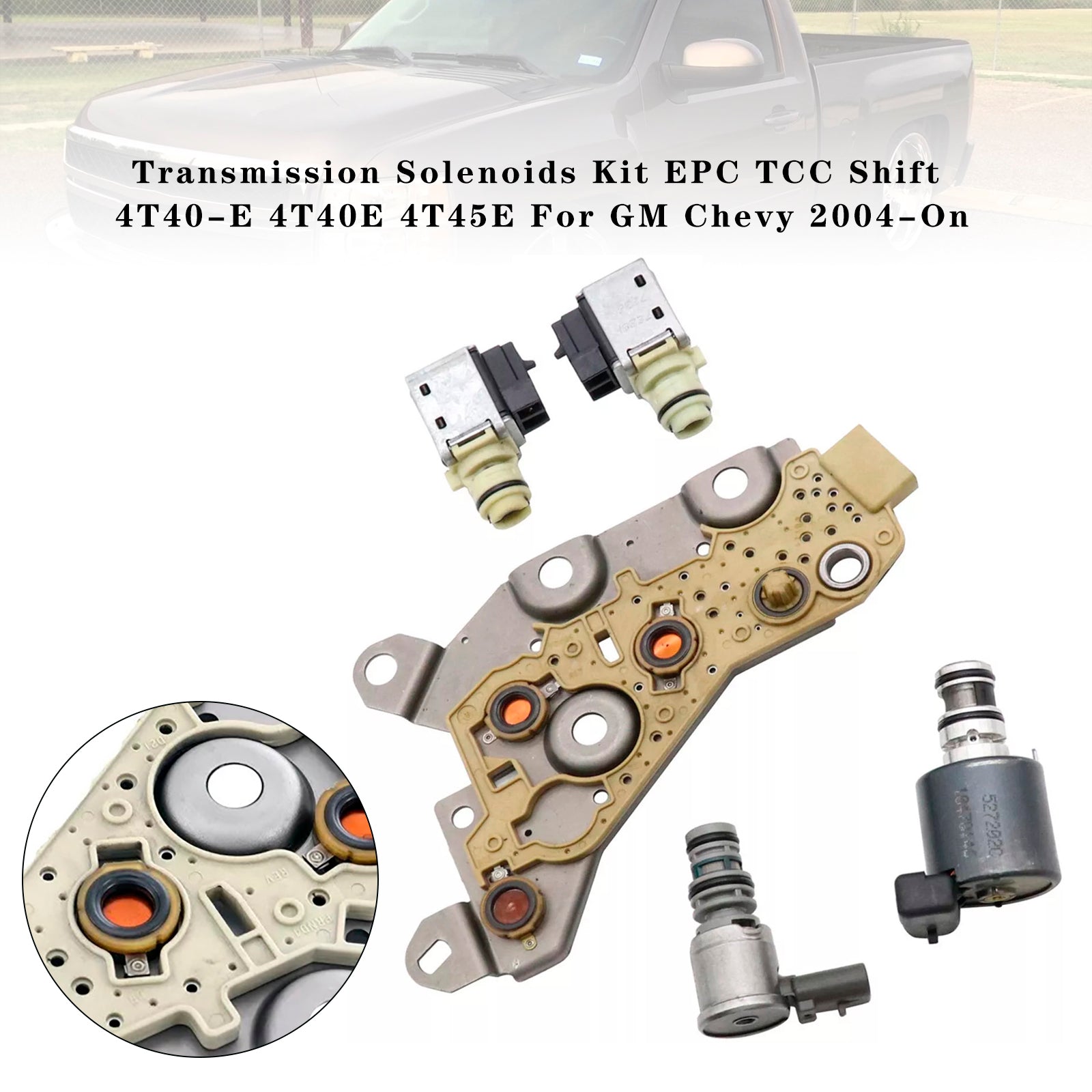 2004+ GM Chevy Transmission Solenoids Kit EPC TCC Shift 4T40-E 4T40E 4T45E Generic