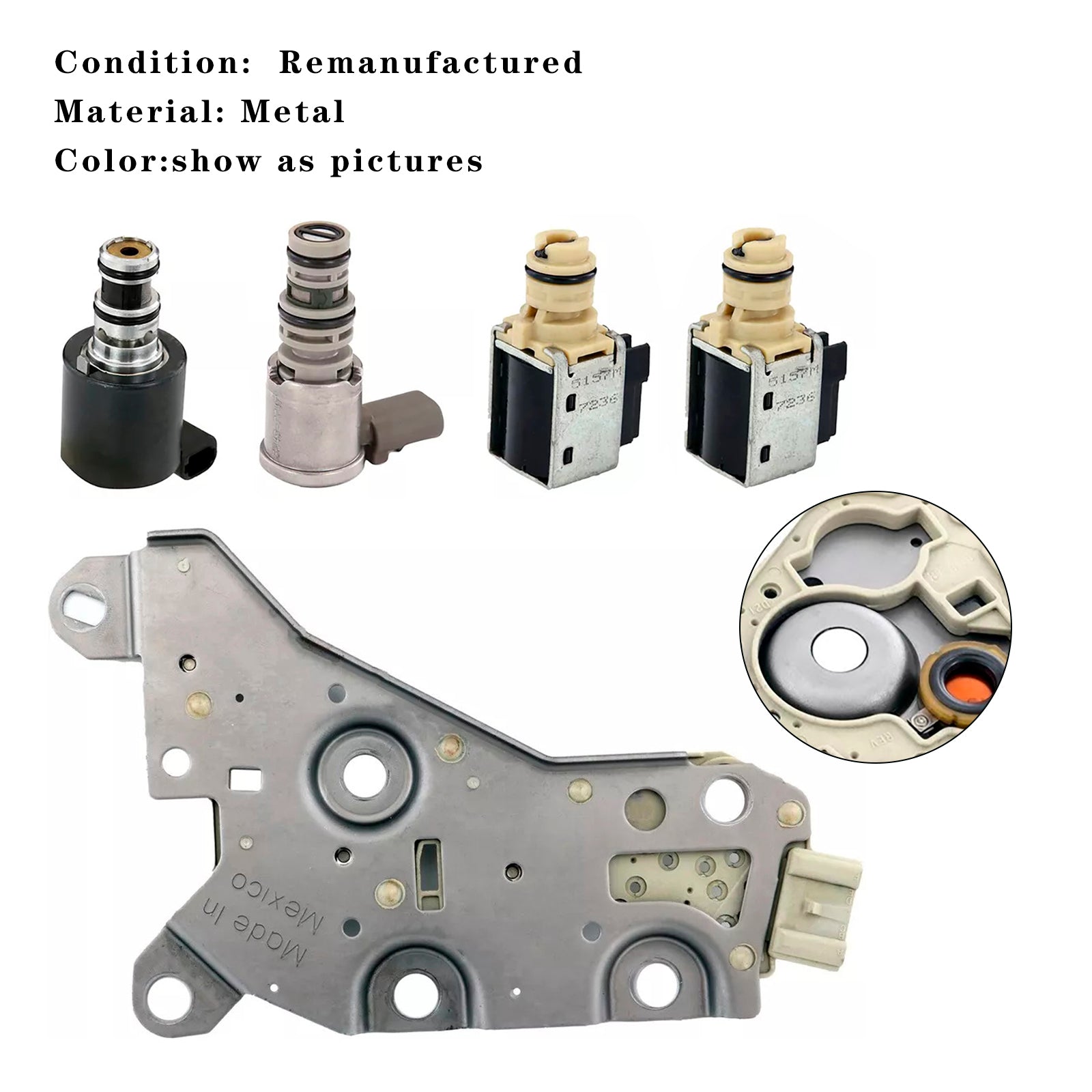 2004+ GM Chevy Transmission Solenoids Kit EPC TCC Shift 4T40-E 4T40E 4T45E Generic