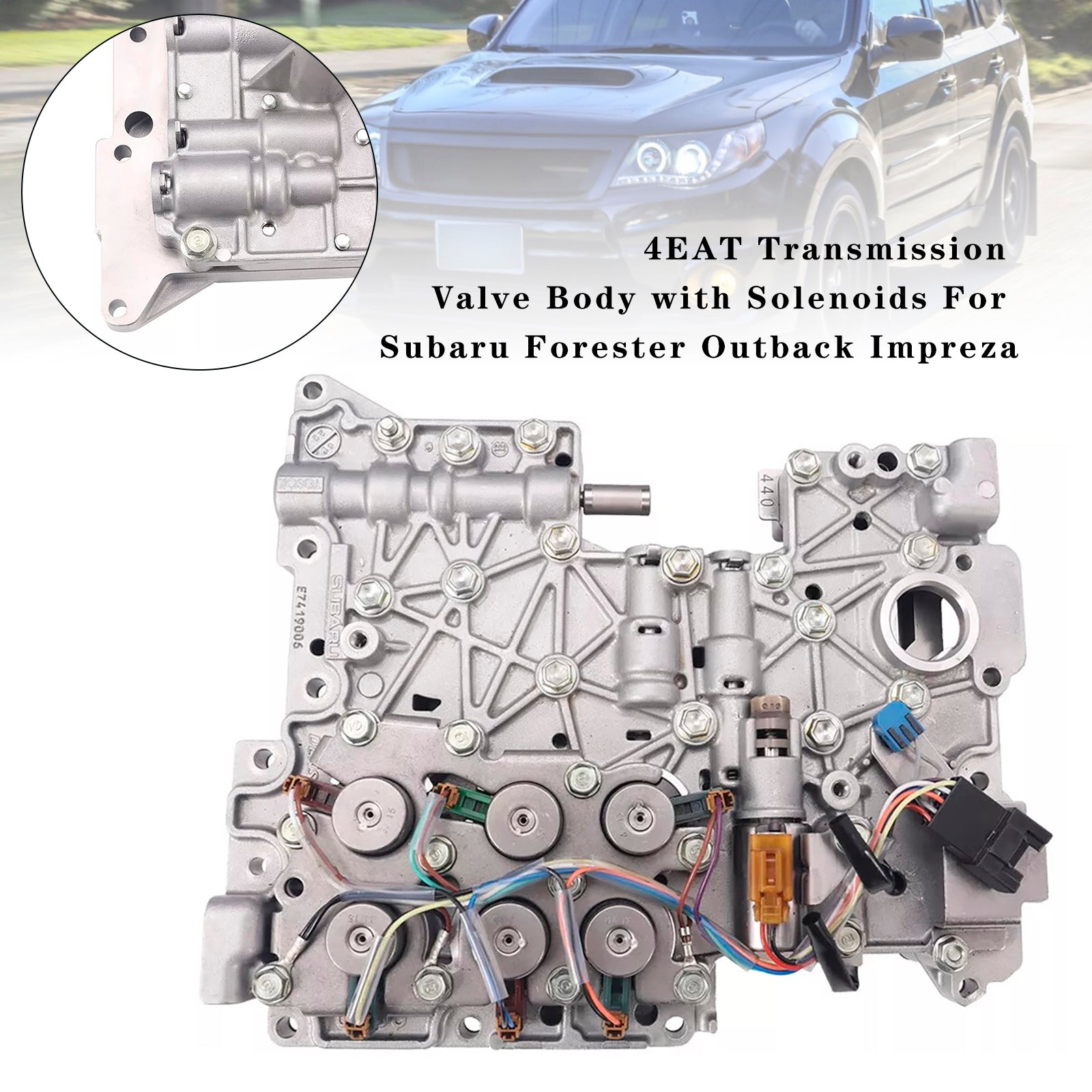 Subaru Forester Outback Impreza 4EAT Transmission Valve Body with Solenoids Generic - 0