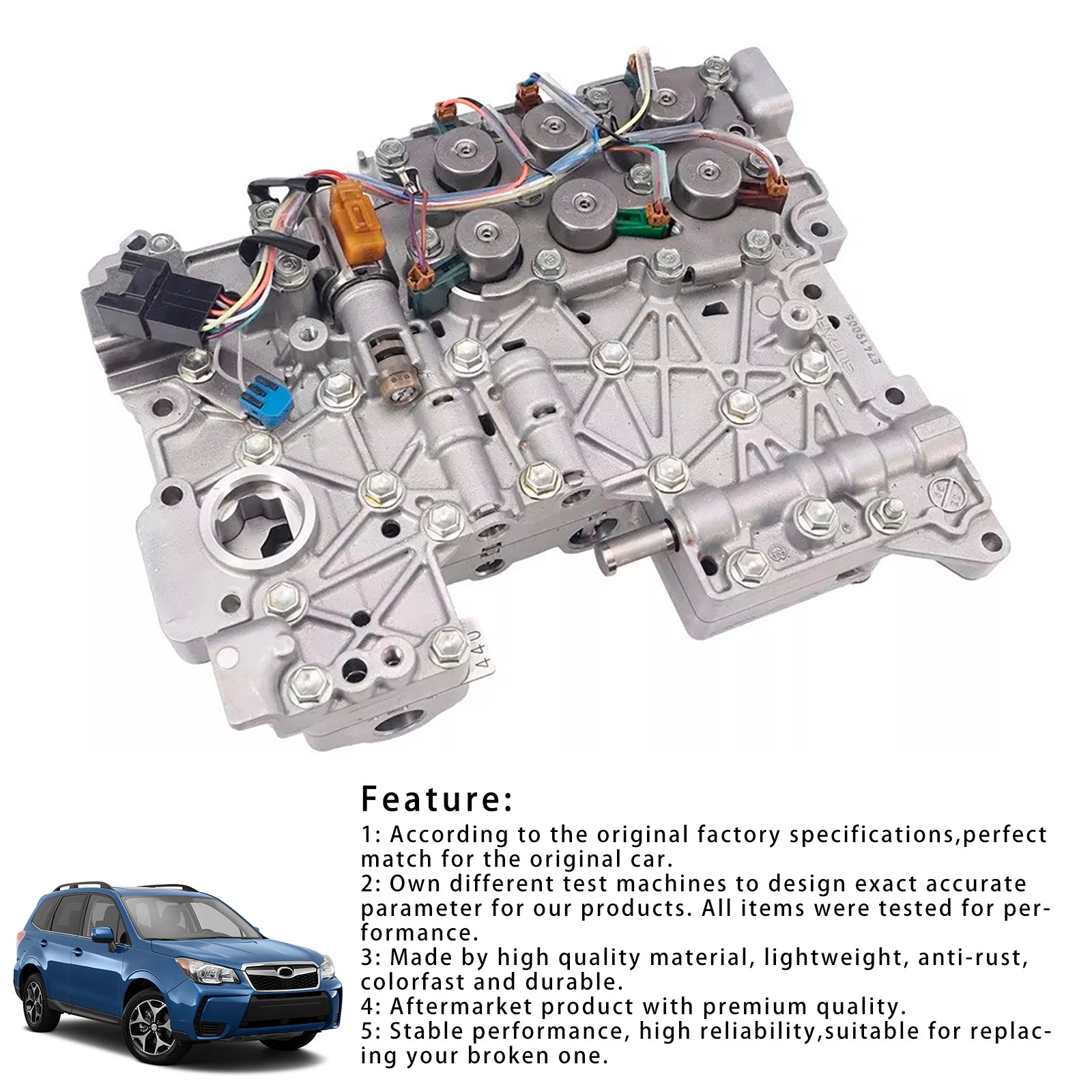 Subaru Forester Outback Impreza 4EAT Transmission Valve Body with Solenoids Generic