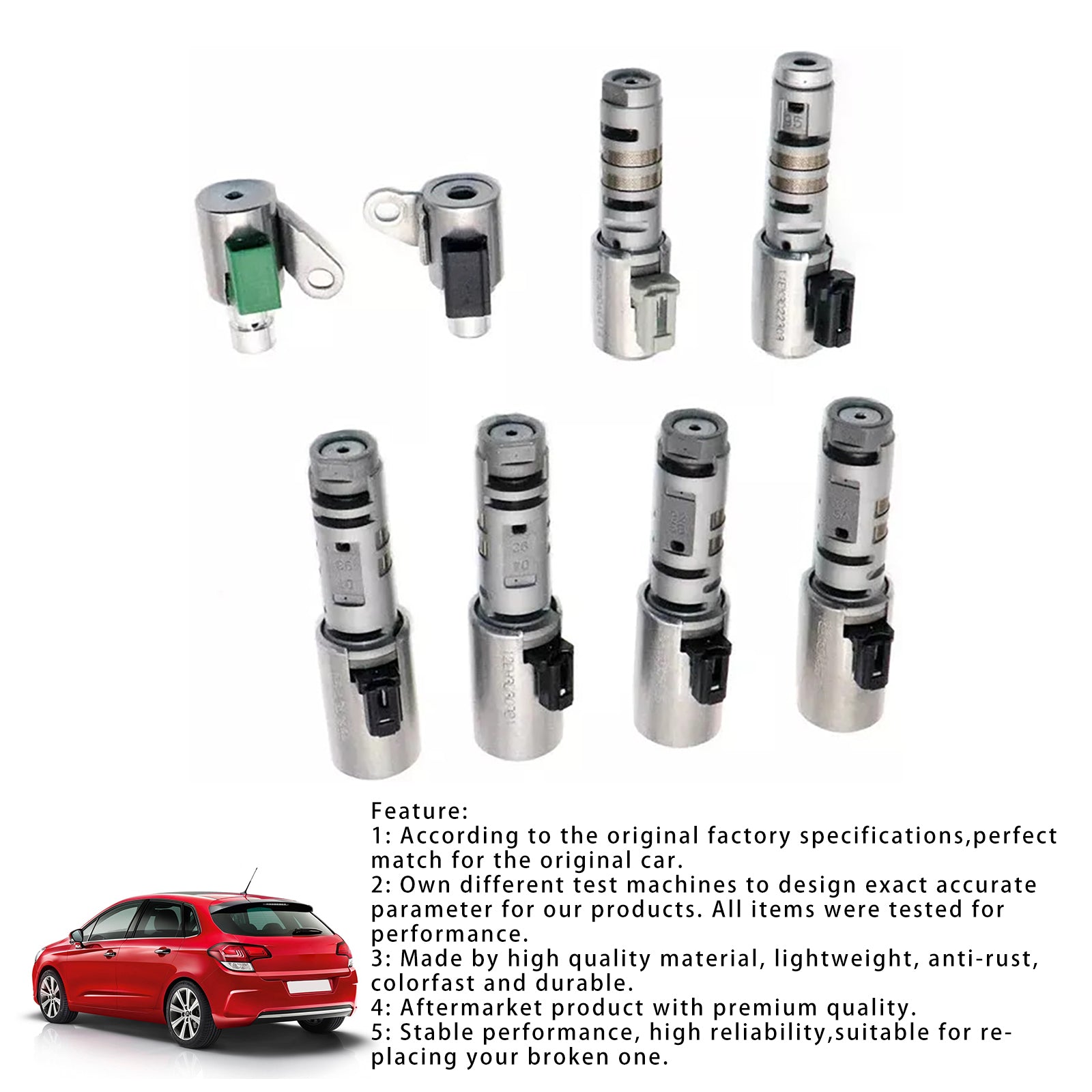 Peugeot Citroen TF70SC TF-70SC TF70 Auto Transmission Solenoid Valve Kit Generic
