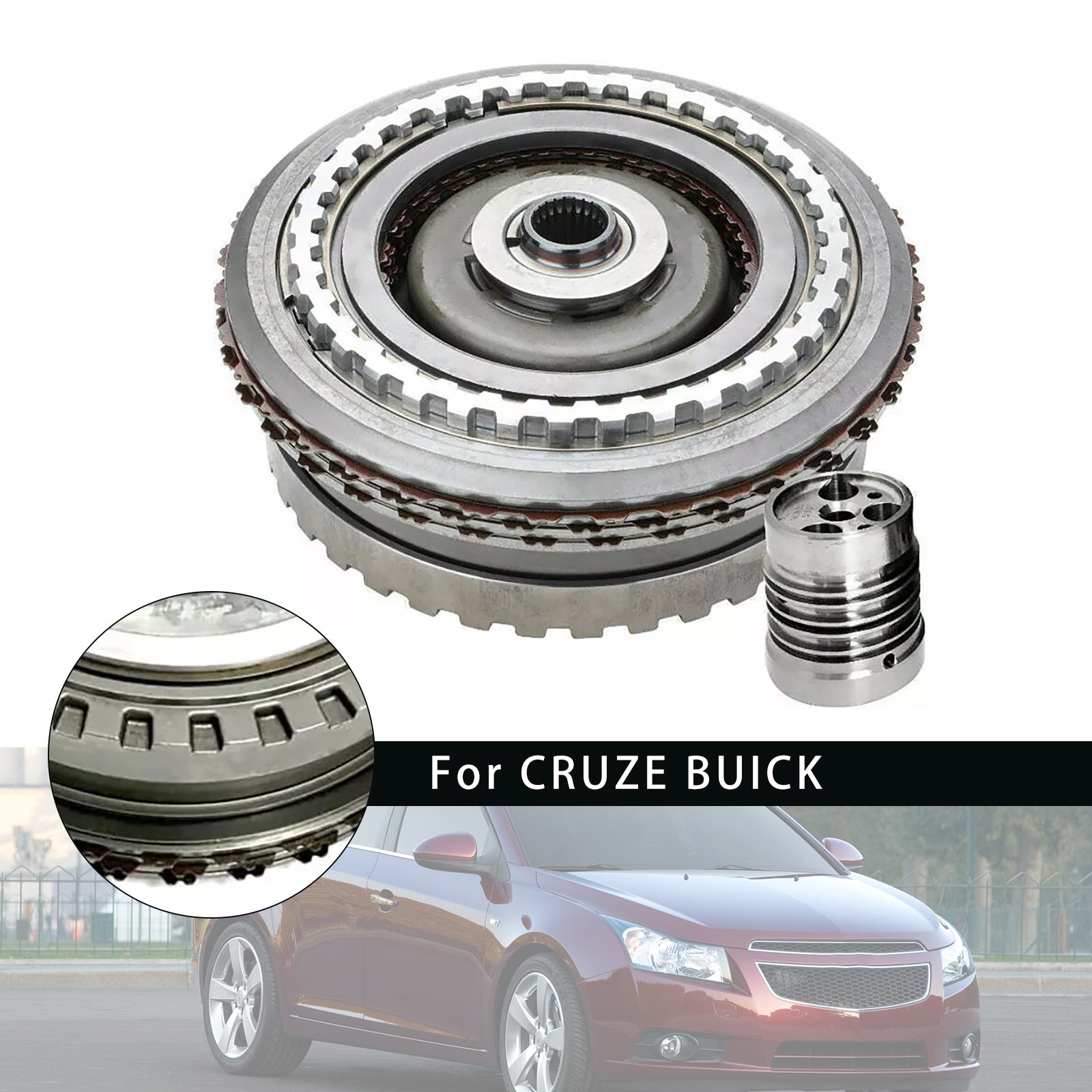 2011 Buick LaCrosse/Regal CXL Sedan 4-Door 2.4L 6T40 6T45E 3-4-5 Dual Drum Transmission Reverse Clutch 24253300 Generic