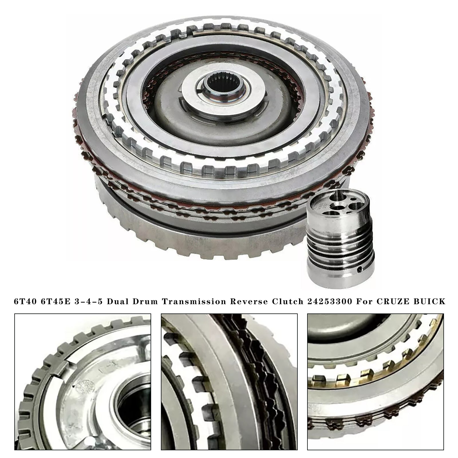 2011 Buick LaCrosse/Regal CXL Sedan 4-Door 2.4L 6T40 6T45E 3-4-5 Dual Drum Transmission Reverse Clutch 24253300 Generic
