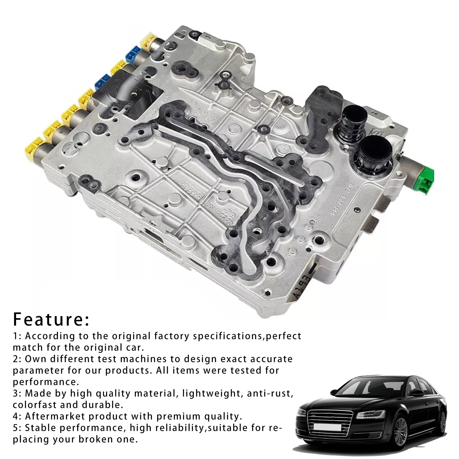 Audi A8 0D5 8HP65 Automatic Transmission Solenoid Valve Body Generic