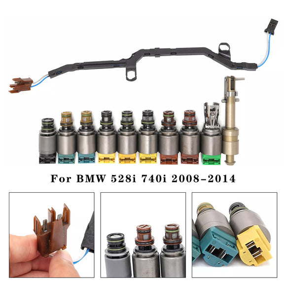2008-2010 BMW 528i/535i 3.0 L6 E60 6HP28 Transmission Valve Body Repair Solenoid Kit 1068298047 Generic