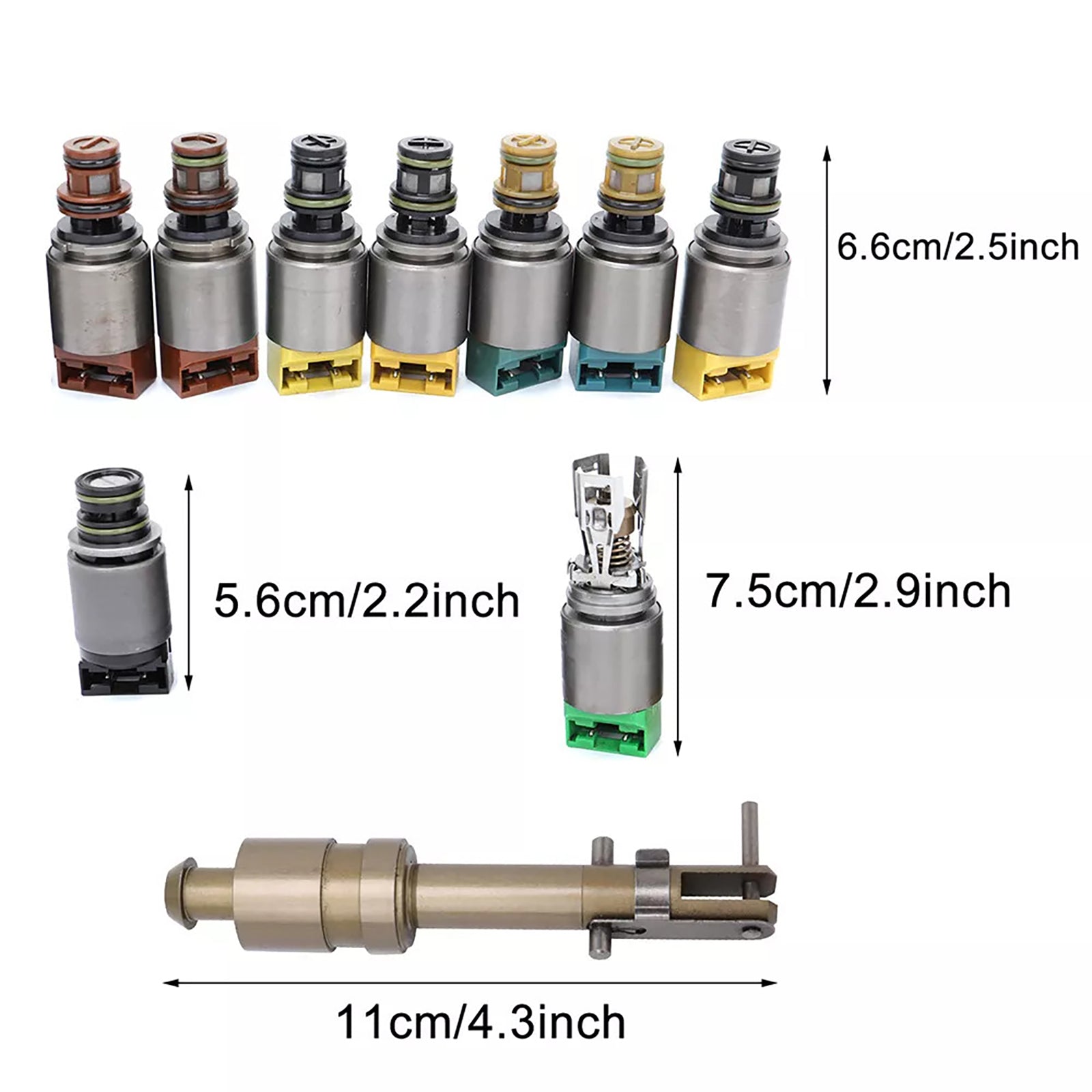 2008-2014 BMW X6 4.4 V8 E71 6HP28 Transmission Valve Body Repair Solenoid Kit 1068298047 Generic