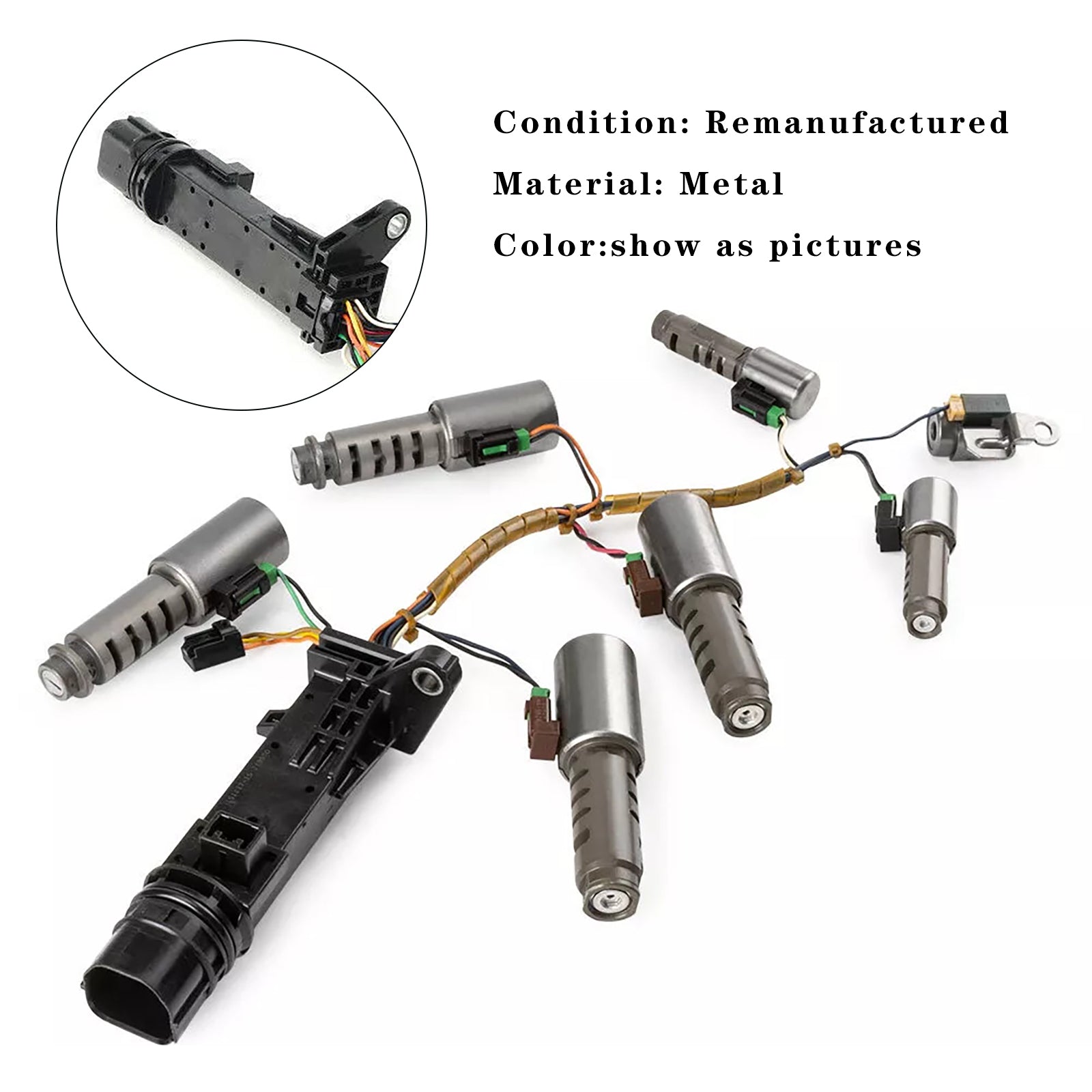 2008-2011 TOYOTA BELDE V6 3.5L Transmission Solenoid Kit W/ Harness U660E Generic