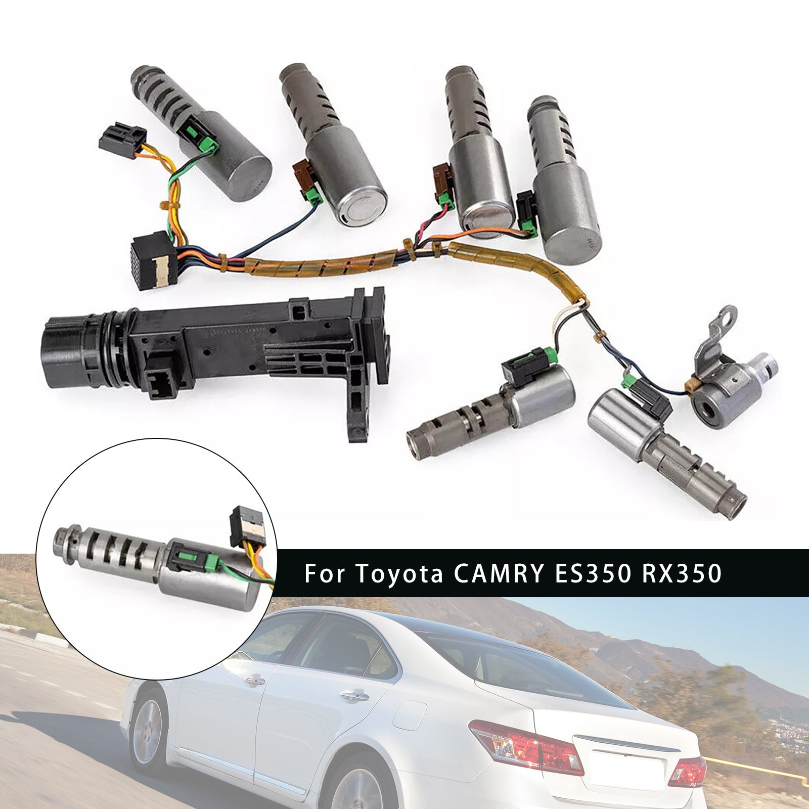 2008-2011 TOYOTA ALPHARD V6 3.5L Transmission Solenoid Kit W/ Harness U660E Generic
