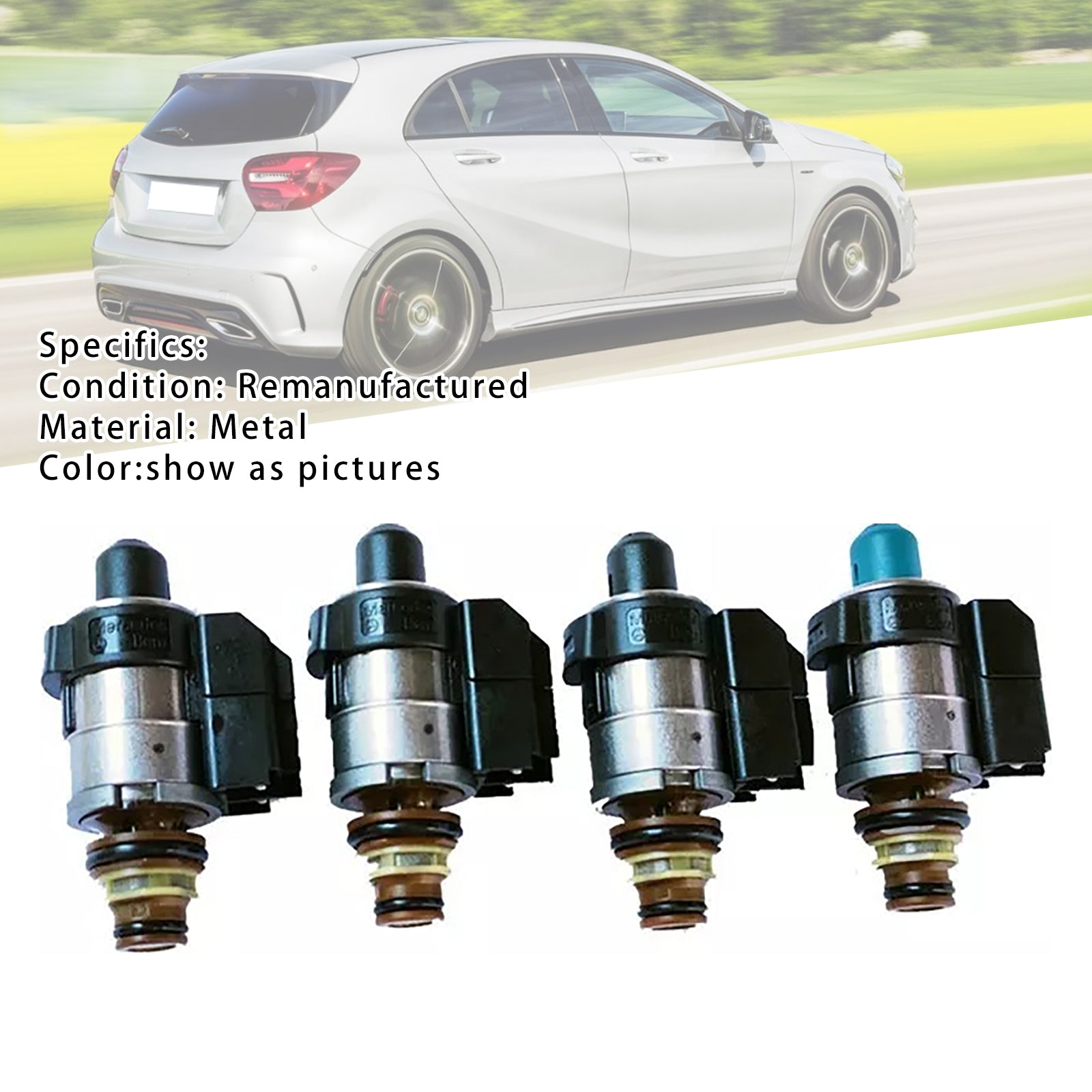 2004-2011 Mercedes Benz A CLASS CVT FWD L4 1.5L 1.7L 2.0L 722.8 Auto Transmission Solenoids 0260130035 0260130034 2202271098 A2202271098 Generic