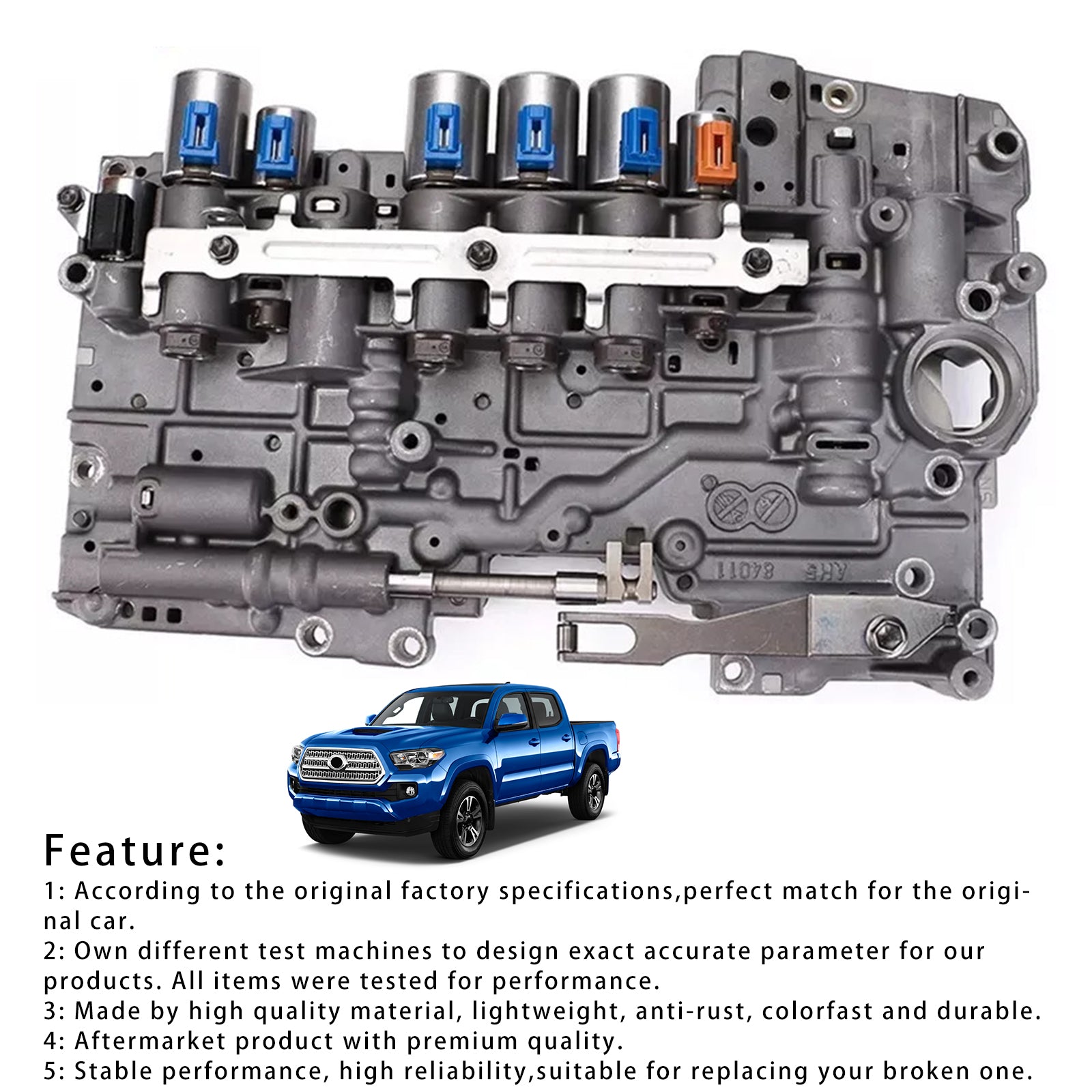 2015+ Toyota Tacoma AC60E AC60F Transmission Valve Body Generic