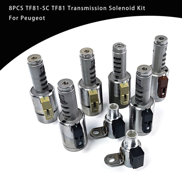Peugeot 8PCS TF80-SC TF81-SC AF40-6 AWF21 AF40 Transmission Solenoid Kit Generic