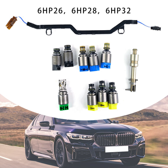 BMW 750i 760Li 9PCS 6HP26 6HP28 6HP32 Transmission Solenoid Generic