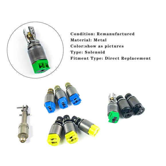 BMW 750i 760Li 9PCS 6HP26 6HP28 6HP32 Transmission Solenoid Generic