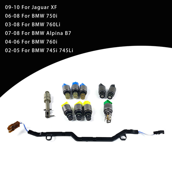 BMW 750i 760Li 9PCS 6HP26 6HP28 6HP32 Transmission Solenoid Generic