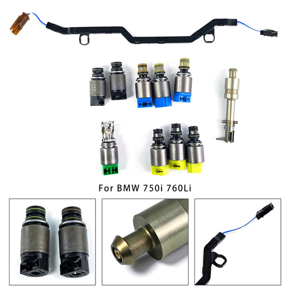 BMW 750i 760Li 9PCS 6HP26 6HP28 6HP32 Transmission Solenoid Generic