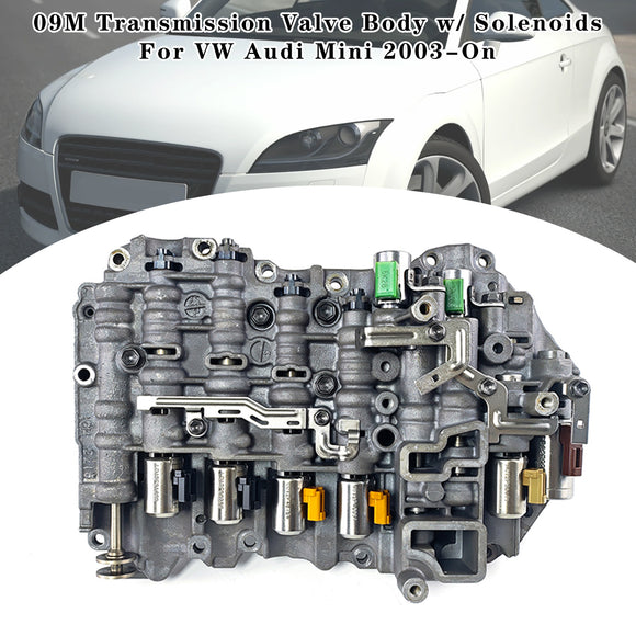 2009-2011 SAAB 9-3 L4 2.0L 6-Speed FWD 09M Transmission Valve Body w/ Solenoids Generic