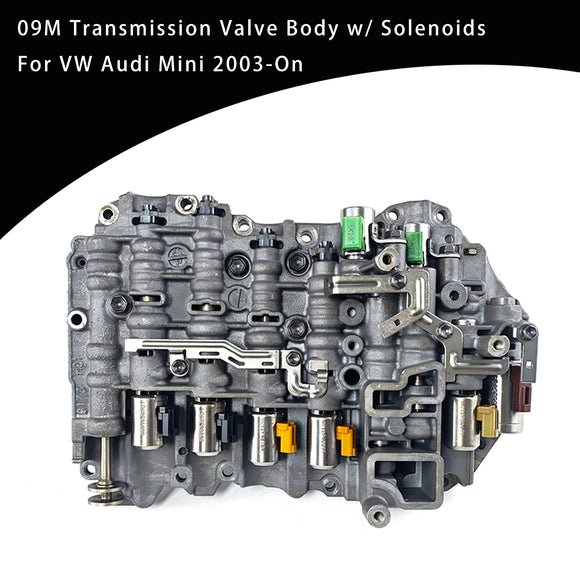 2003-2010 VW Beatles 1.8L 1.9L 2.0L 2.5L 6-Speed FWD 09M Transmission Valve Body w/ Solenoids Generic