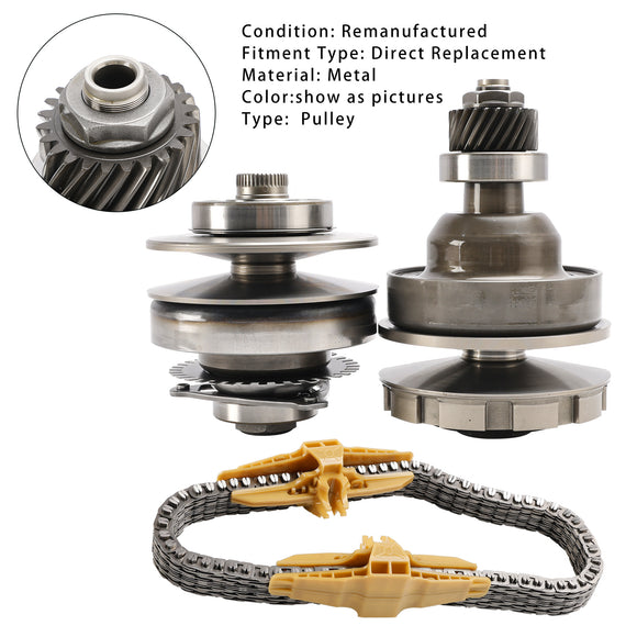 Nissan Gearbox JF018 JF018E CVT Auto Transmission Pulley With Belt Chain Generic