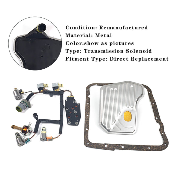 1993-2005 GM EPC Shift TCC 3-2 PWM 9PCS 4L60E 4L65E Transmission Solenoid Kit Generic