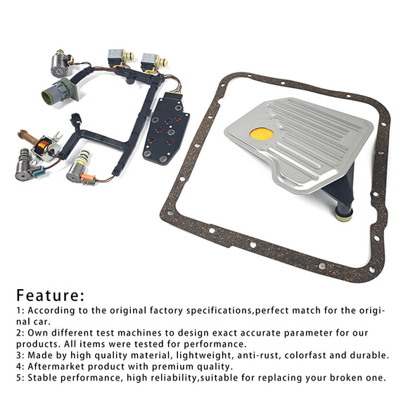 1993-2005 GM EPC Shift TCC 3-2 PWM 9PCS 4L60E 4L65E Transmission Solenoid Kit Generic